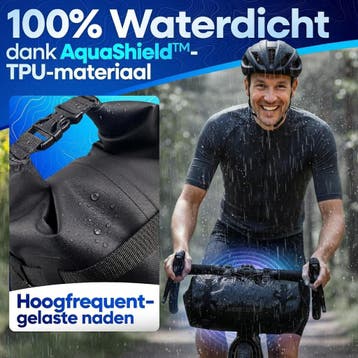 2dekans | Nextcover Bikepacking Stuurtas - AquaShield - 10L, Ophalen of Verzenden, Zo goed als nieuw, Nextcover