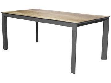 Te Velde tuinmeubelen Elena hpl tuintafel 180 wood, Nieuw, Rechthoekig