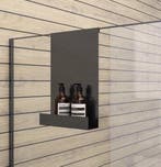 Brauer Doucherek – 25 x 40 cm – Geborsteld Gunmetal –, Ophalen of Verzenden, Nieuw, Rvs, Bad