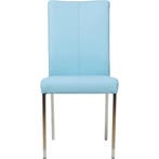 Leren eetkamerstoel Comfort - Toledo Sky Blue (lichtblauw), Huis en Inrichting, Ophalen of Verzenden, Nieuw, Leer, Modern