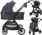 MamaLoes Bodi Zwart 3-in-1 Kinderwagen incl. Autostoel, Verzenden, Nieuw