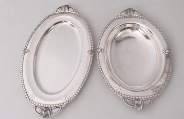 Orfèvrerie R M Roux-Marquiand - Schotel (2) - Art Deco -