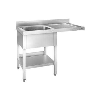 GGM Gastro | RVS aanvoertafel voor vaatwasser - 1400x700mm -, Verzenden