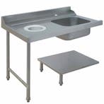 Aanvoertafel (Links) | RVS | 1 Spoelbak (Rechts) |, Verzenden, Nieuw in verpakking