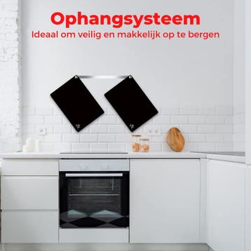 CuisineKing Inductie Beschermer Mat - 2x Vierkant 25x35cm -, Ophalen of Verzenden, Zo goed als nieuw