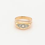 Ring - 18 karaat Roségoud, Geel goud - Roos, Sieraden, Tassen en Uiterlijk, Ringen, Nieuw