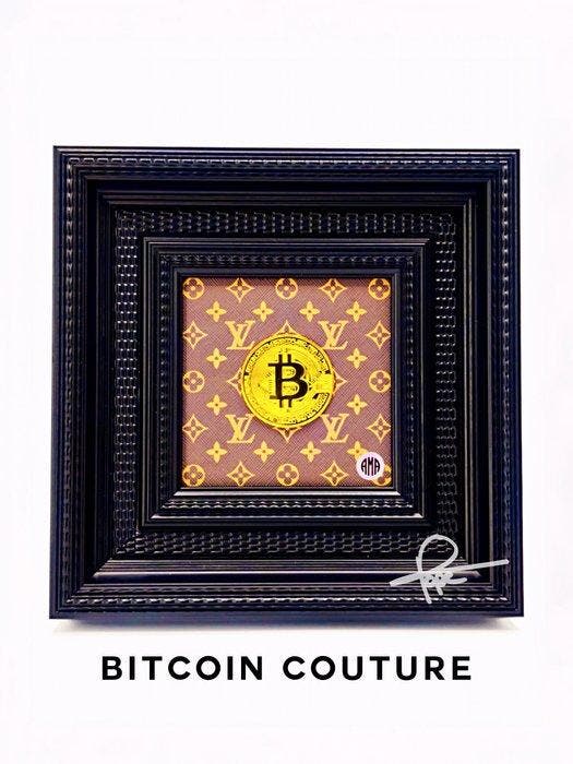 Pope (1985) - Bitcoin Couture - Louis Vuitton & Bitcoin, Antiek en Kunst, Kunst | Designobjecten