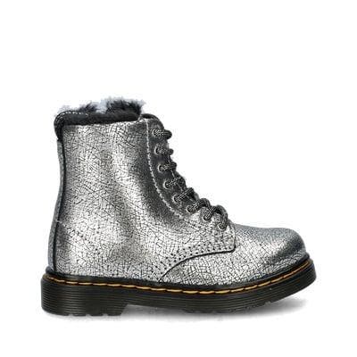 Dr. Martens 1460 Serena T veterboots in het Zilver, Kleding | Dames, Schoenen, Lage of Enkellaarzen, Overige kleuren, Nieuw, Verzenden