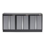 Werkbank set met MDF werkblad met RVS plaat omkleed en 3, Ophalen of Verzenden, Nieuw