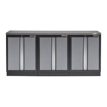 Werkbank set met MDF werkblad met RVS plaat omkleed en 3, Ophalen of Verzenden, Nieuw