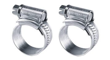 2 stuks Slangklemmen 9-12 mm RVS hi-grip NR.12, Ophalen of Verzenden, Nieuw