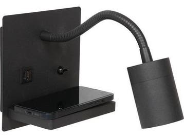 Mexlite Wandlamp Upround - Wandlamp - Dimbaar - Zwart -, Verzenden, Nieuw