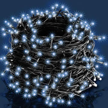 LED Kerstverlichting Blauw 10,5m 160 LEDs  incl Timer, Verzenden, Nieuw