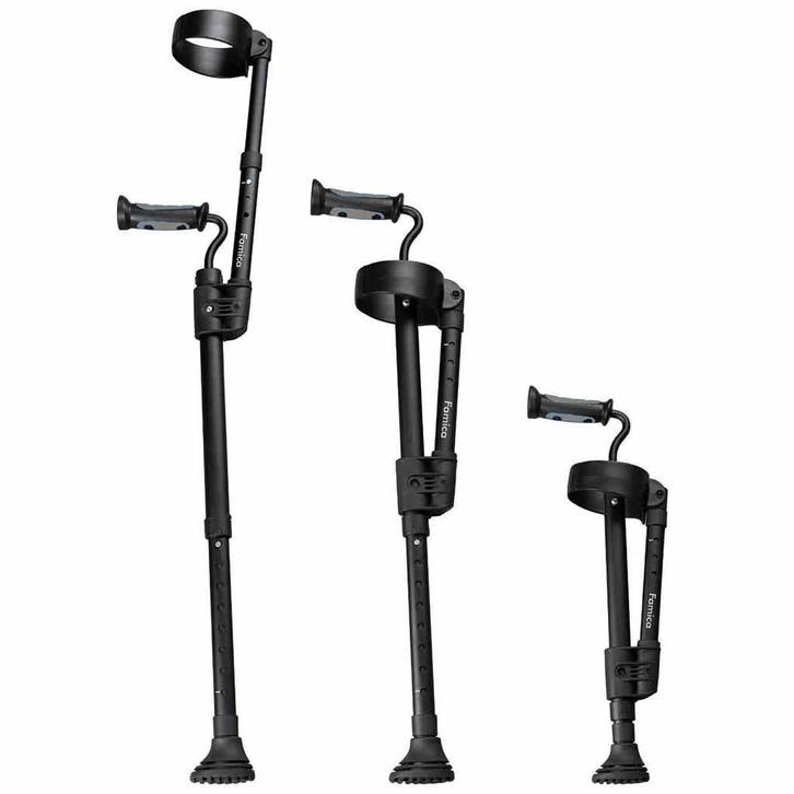 Crutch - Inschuifbare elleboogkruk | Loopkrukken | Ingeschov, Diversen, Verpleegmiddelen, Ophalen of Verzenden