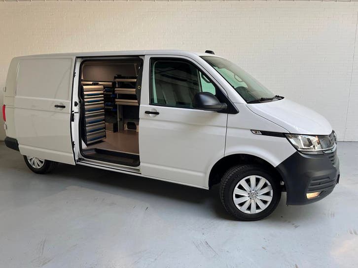 Volkswagen Transporter Automaat DSG Servicewagen 2.0 TDI 150, Auto's, Bestelauto's, Dealer onderhouden, Lease, Overige kleuren