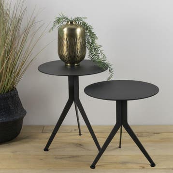 Spinder Design Daley High bijzettafel 45 cm hoog - zwart, Verzenden, Nieuw