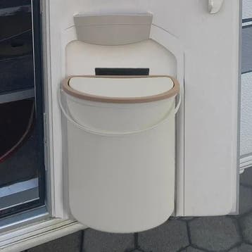 10L Afvalbak met Deksel voor Caravan, Camper & Motorhome - G, Verzenden, Nieuw