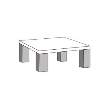 Salontafel T14-L Toornwerd - salontafel, Nieuw, Overige materialen