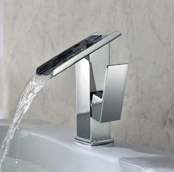 Watervalkraan Scorrere chroom design kraan, Verzenden, Nieuw