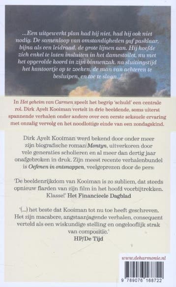 Het geheim van Carmen 9789076168722 Dirk Ayelt Kooiman, Boeken, Verzenden, Zo goed als nieuw, Dirk Ayelt Kooiman