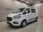 Ford Transit Custom 2.0TDCI Dubbele Cabine Euro 6!, Gebruikt, Euro 6, Wit, Ford