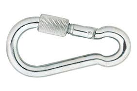 DX Karabijnhaak met schroef C-DIN 5299 140x12 mm rvs AISI, Watersport en Boten, Verzenden, Nieuw