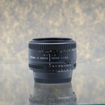 Nikon AF 50mm f/1.8D - Tweedehands, Gebruikt, Nikon, Ophalen of Verzenden, Lensdoppen