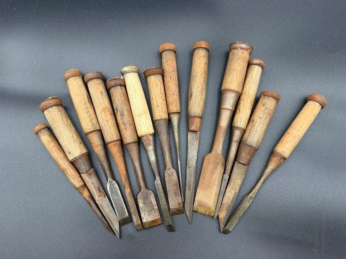 IJzer Beitel - 21 cm, Antiek en Kunst, Antiek | Speelgoed