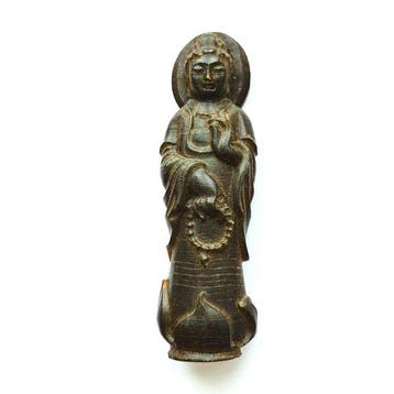 Gandhara jadeiet Staande Boeddha-beeld Kralen Talisman - 113