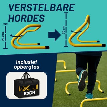Exon® Voetbal Trainingsmateriaal – Voetbal Spullen Set, Verzenden, Nieuw