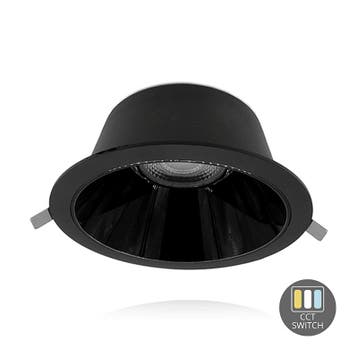 LED DOWNLIGHT | LUMEA | CCT-SWITCH | Ø160MM | 16W | ZWART, Nieuw