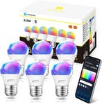 E27 LED lamp - Dimbaar - Smart lamp - 6,5W - 6 stuks - Aigos, Verzenden, Zo goed als nieuw