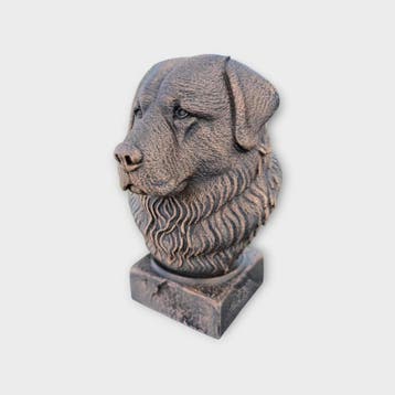 Bust of a caucasian shepherd dog statue - home decor dog lov, Verzenden, Nieuw