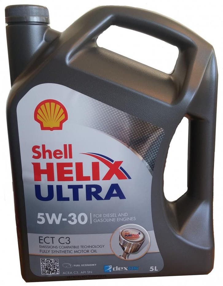 Shell Helix Ultra ECT C3 5W30 5 Liter, Auto diversen, Onderhoudsmiddelen, Ophalen of Verzenden