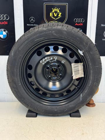 1 stuk Reservewiel 195/55R16 inch Opel Corsa D bj.2006 4x100, Auto-onderdelen, Banden en Velgen, Gebruikt, 16 inch, Banden en Velgen