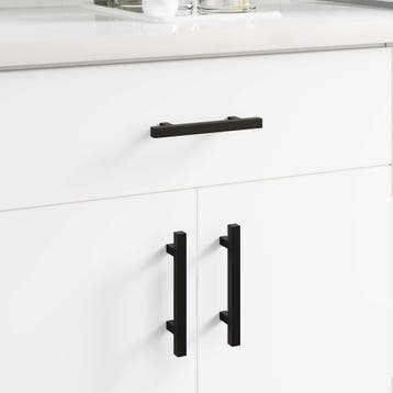 vidaXL Kasthandgreep 12 st Zwart 150 x 12,3 x 35,2 mm, Doe-het-zelf en Verbouw, Hang- en Sluitwerk, Verzenden, Nieuw