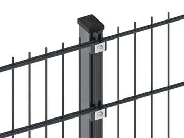 Dubbelstaafmat hekwerk pakket - Zelf samenstellen, 1 tot 2 meter, Nieuw, IJzer, Minder dan 3 meter