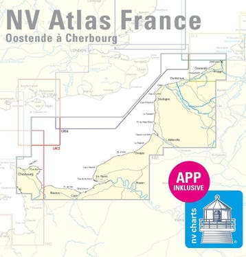 NV Charts Frankrijk - FR1 Frankrijk Noord Oostende-Cherbourg, Ophalen of Verzenden, Nieuw