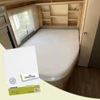 Jersey hoeslaken Frans bed wit,lichtgrijs,zand of antraciet, Eenpersoons, Verzenden, Nieuw, Wit