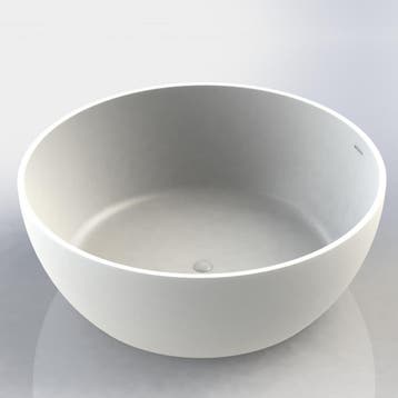 Vrijstaand Ligbad Arcqua Cusco Rond 153 cm Glans Wit, Ophalen of Verzenden, Nieuw