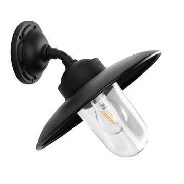 Solingen Stallamp Schuin Matzwart Buitenverlichting, Tuin en Terras, Verzenden, Wandlamp, 50 tot 250 watt, Nieuw