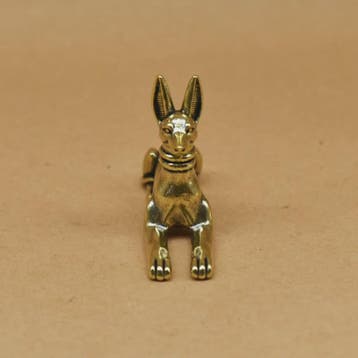 Vintage Messing Beeldje Egyptische Farao Hond - Decoratief K, Verzenden, Nieuw