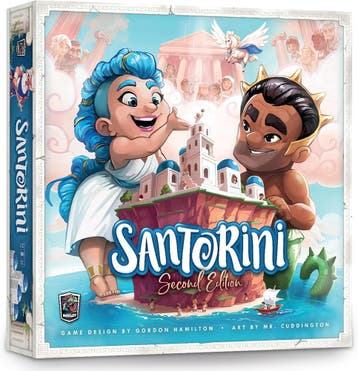 Santorini - 2nd Edition | Roxley Games - Gezelschapsspellen, Hobby en Vrije tijd, Verzenden, Nieuw