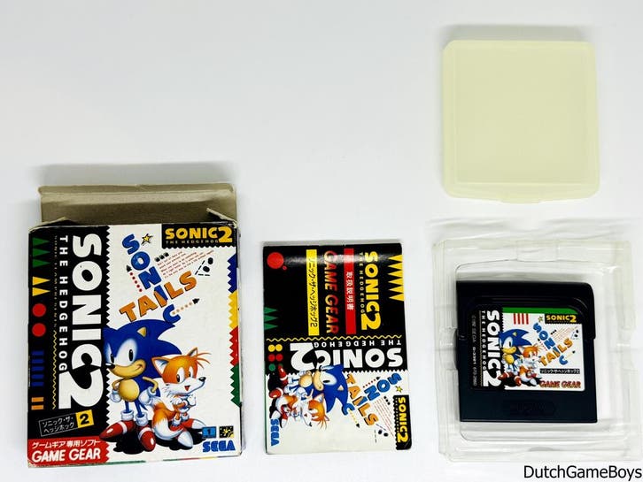 Sega Game Gear - Sonic The Hedgehog 2 / Sonic Tails - Japan, Spelcomputers en Games, Games | Sega, Gebruikt, Verzenden
