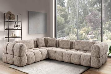 Loungebank Pijnacker - u-banken, Nieuw, Stof