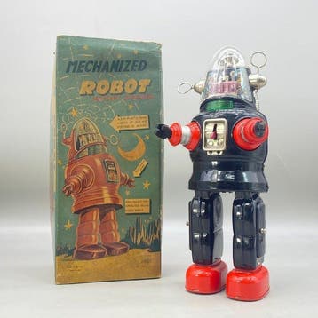Nomura Toy Co. Showa - Speelgoed robot Nomura / Mechanized, Antiek en Kunst, Antiek | Speelgoed