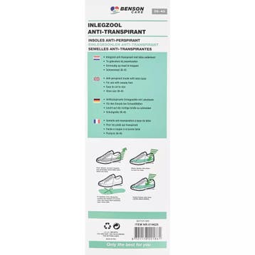 Benson Anti-transpirant inlegzolen - latex onderkant - ma..., Kleding | Heren, Schoenen, Ophalen of Verzenden, Nieuw