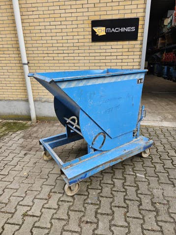 Kiepbak kantelbak spanenbak heftruck 500 liter, Voorzetapparatuur