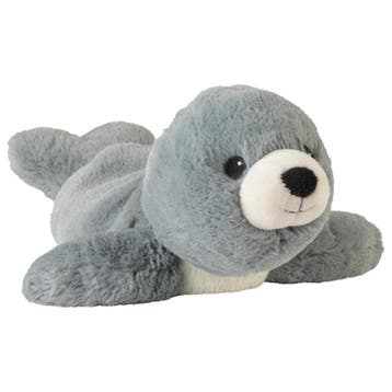 Warmies zeehond warmteknuffel - grijs - 37 cm, Verzenden, Nieuw