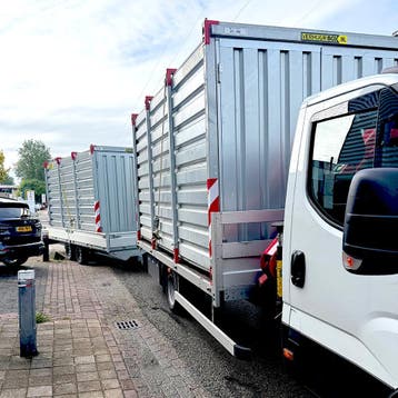 ACTIE! 2x 4m 32 kuub 16m2 opslagcontainer huren!